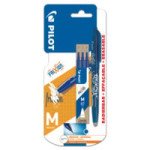  Roller effaçable Frixion "ball" bleu + 3 recharges pointe moy  PILOT 