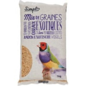  Graines pour oiseaux exotiques SIMPL 