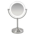  Miroir grossissant sans fil & illuminé - MIR-8160 - Argent HOMEDICS 