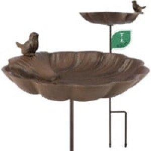  Wildlife Friend Bain D’oiseaux Sur Pied, Abreuvoir Mangeoire Pour Oiseaux - Résistant Aux Intempéries - Bain D’oiseaux - 