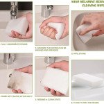10 éponges magiques d'effacement pour nettoyage de surfaces, sans produits chimiques, mélamine durable, éponge blanche"