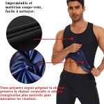 T-Shirt pour Homme Sudation de Sport Sauna Vest Sweat Gym Combinaison de Sudation Debardeur de Sudation