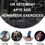 T-Shirt pour Homme Sudation de Sport Sauna Vest Sweat Gym Combinaison de Sudation Debardeur de Sudation