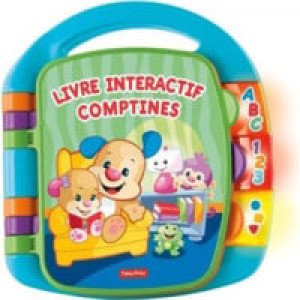  Fisher-price - Livre Interactif Comptines - Livre Bébé - 6 Mois Et + 