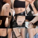 Autocollant de Tatouage Semi-Continu, Étiquette Collabone Étanche, Vendu par Winplle Shop