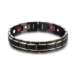 Bracelet Noir Magnétique pour Hommes - Un Bijou Quotidien Élégant et Moderne, Vendu par Winplle Shop