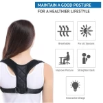 Ceinture de Correction du Dos - Idéale pour adultes, enfants, femmes et hommes, Correcteur de Posture Anti-Bosse, Vendu par Winplle Shop