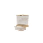  Aime Mangeoire Cage Anti-gaspillage - Pour Oiseaux 