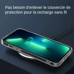 Coque MagSafe Ultra Clear Magnetic Circle pour iPhone - Protection élégante et fonctionnelle, Vendu par Winplle Shop"