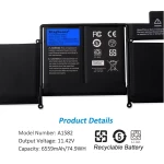 Batterie KingSener A1582 A1493 pour Apple MacBook Pro Retina 13" A1502, Vendu par Winplle Shop