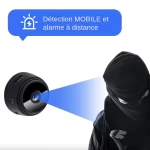 Mini Caméra de Surveillance IP WiFi HD 1080p A9 avec Micro Enregistreur Vocal sans Fil et Vision Nocturne, Vendue par Winplle Shop