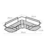 Rack d'Organisation Domestique pour Salle de Bain et Cuisine, Vanity, Toilette, Trépied, Mural, pour Cosmétiques et Assaisonnements, Vendu par Winplle